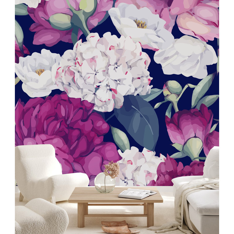 Red Barrel Studio® Floral Wall Mural | Wayfair