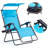 Kalobe Outdoor Metal Chaise Lounge-1441409912