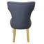 Chaise d'appoint en tissu bleu avec pieds naturels Outenbrook (ensemble de 2 pièces)-1003334279