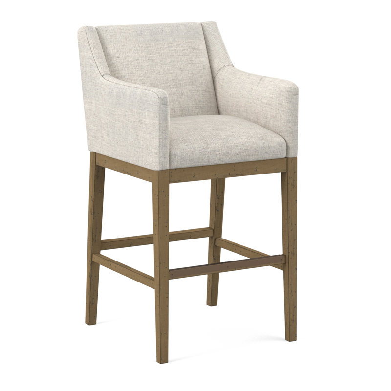 Upholstered Stool, 61471-88, Beachwood