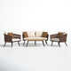 Lugh 4 Piece Sofa Seating Group with Cushions