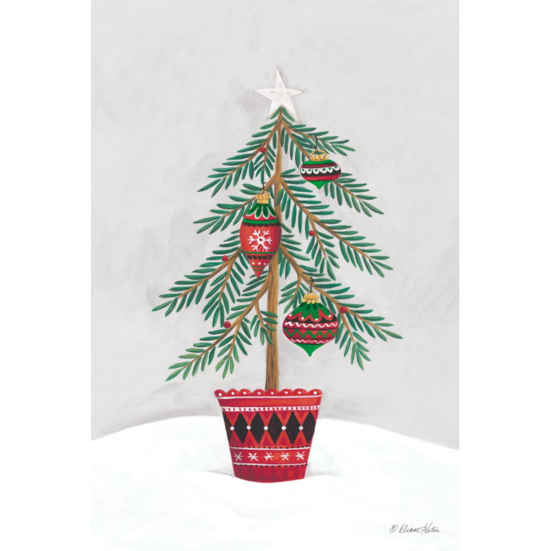 Arbre de Noël 2883495, H 30 po x l 20 po, Non, Toile tendue
