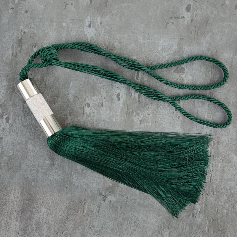 Marcelle Fabric 38cm Curtain Tieback, Green