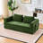 Space-saving Corduroy Sofas Jade, Modern Convertible Sleeper For Home