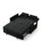 53"Sofa Bed, 3-in-1 Loveseat Sleeper Sofa with Pull Out Bed, Pockets and USB, Modern 2 Seater Convertible Small Couch for Living Room Bedroom Apartment,Corduroy Comfy Couches,Black-862974122