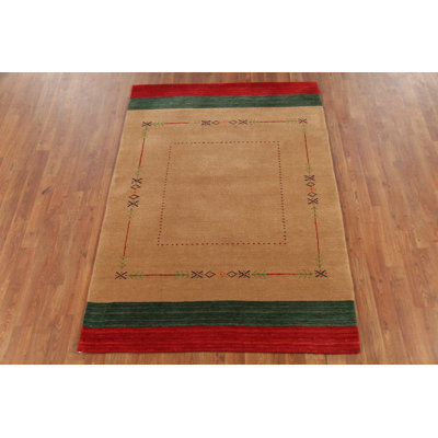 Handmade Gabbeh Oriental Rug 4x6