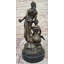 Mythologie grecque grecque, déesse Aphrodite avec buste de philosophane, sculpture en bronze