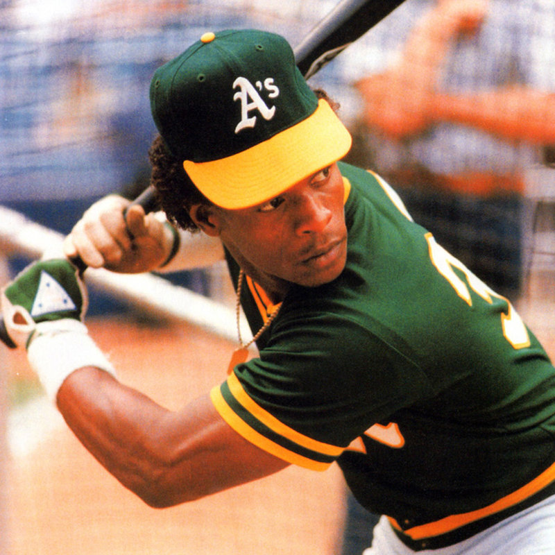 Rickey Henderson, 28" H x 28" W