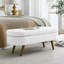 Banc de rangement à couvercle rabattable rembourré-88593928