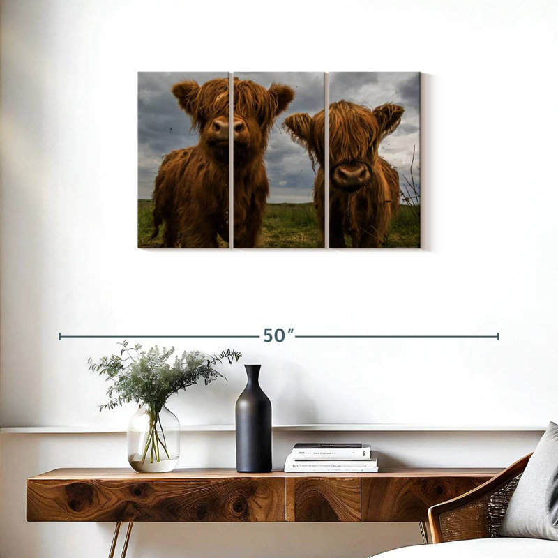 Brampt Baby Highland Cows, H 20 po x l 33 po