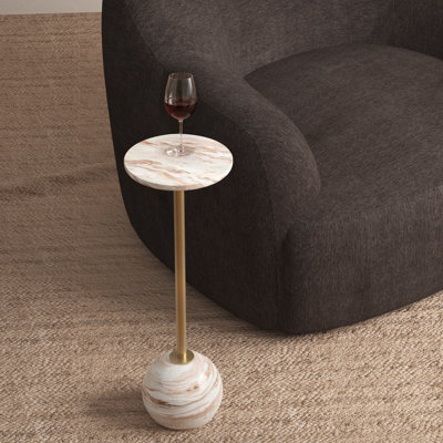 REX MARBLE DRINK TABLE - SANWAR