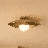 Sherrer 1-Light Ceiling Light in Brass-302410171