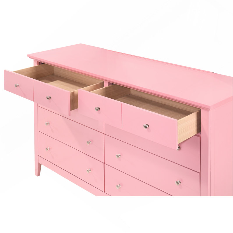 Charmante commode décontractée rose, Rose