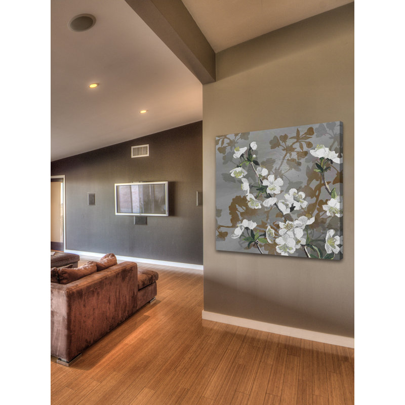 Two Metallics - Wrapped Canvas Painting, 46 cm H x 46 cm W