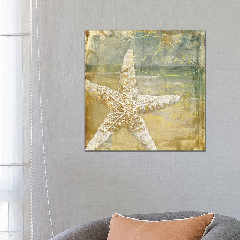 Golden Sea IV by Color Bakery - Wrapped Canvas Print