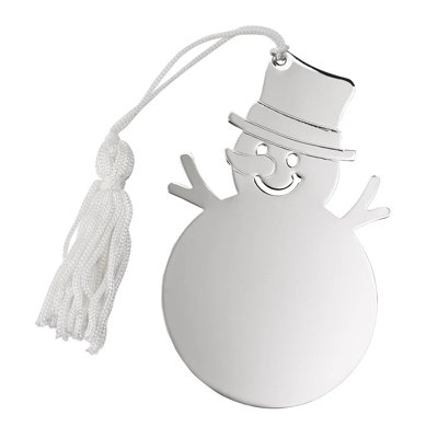 4'' Metal Holiday Shaped Ornament