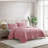 Nautica Seashore Stitch Cotton Reversible Pink Quilt Set-123207441-123207438