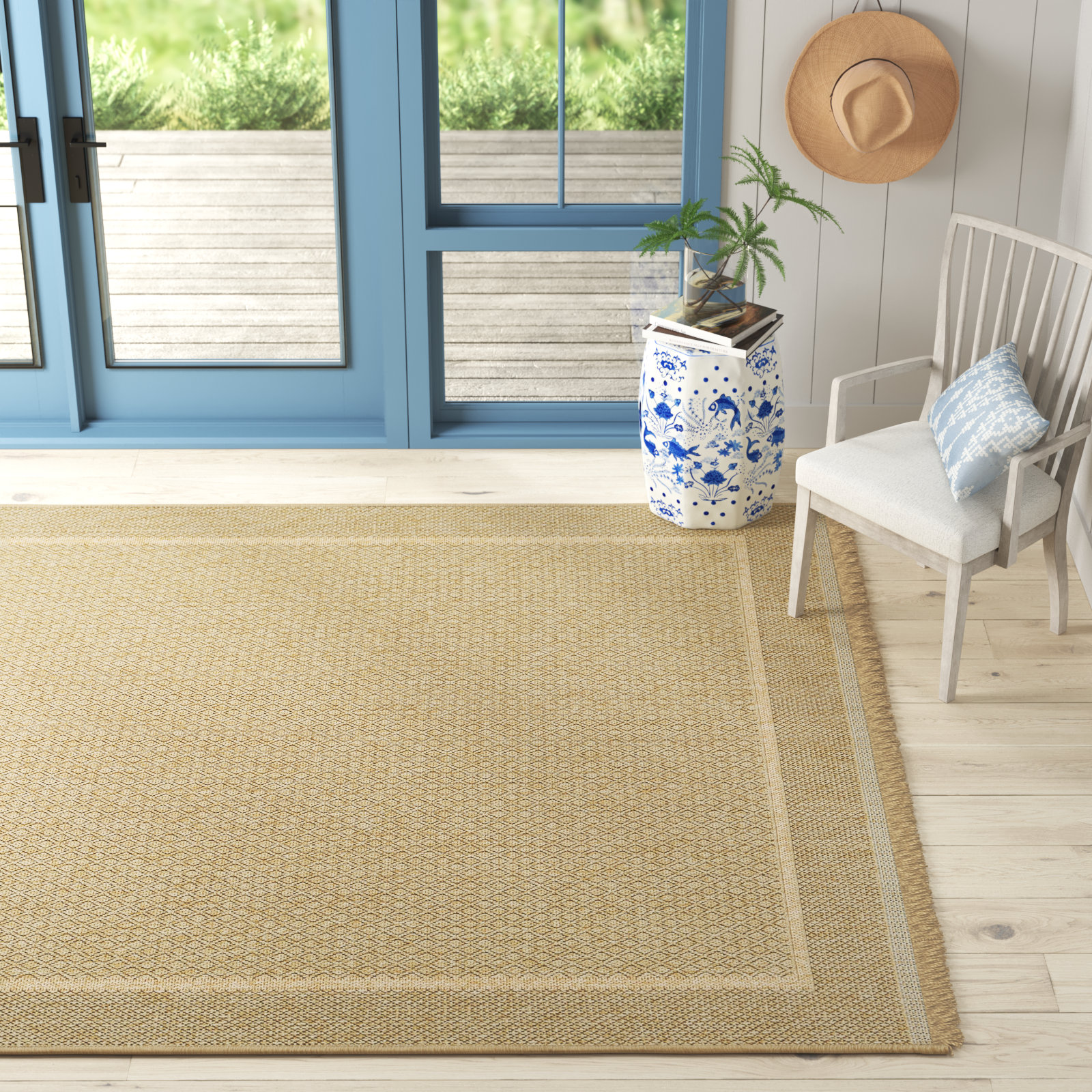Abbie Tan Rug, Rectangle 3'11" x 5'7"