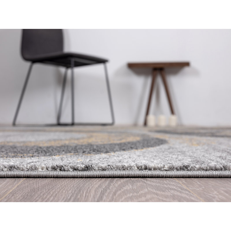 Hammondville Abstract Indoor Rug, Rectangle 3' x 5'