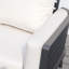 Chaise d'extérieur en aluminium avec coussins