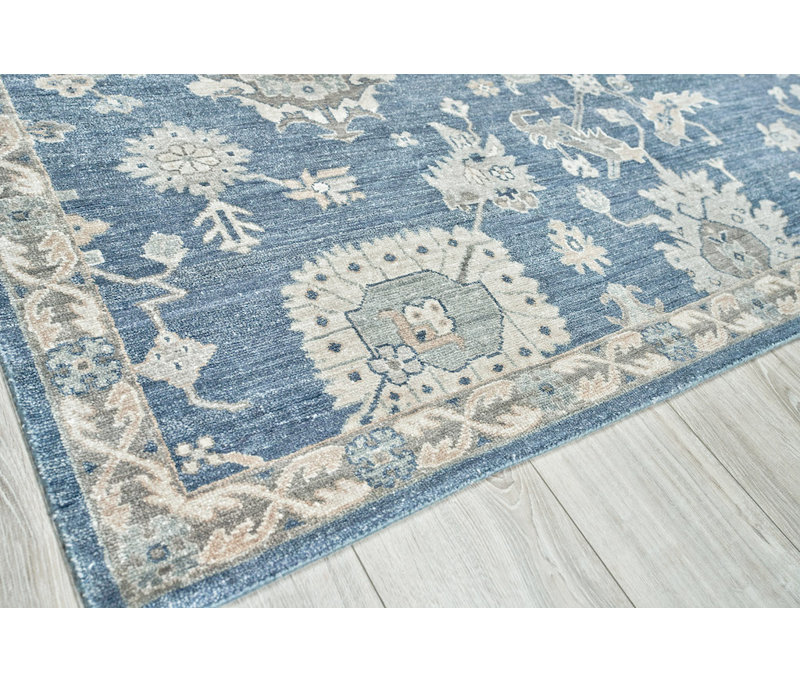 Museum Oriental Area Rug in Navy, Rectangle 8' x 10'