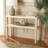 Apis Raffia 2 Shelf Console Table