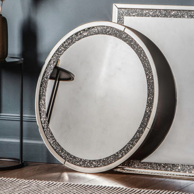 Burrell Glass Flat Wall Mirror