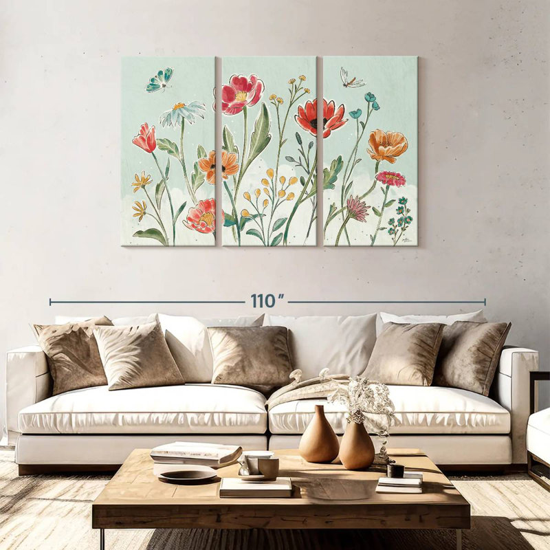 Harnek Boho Field, 48" H x 74" W