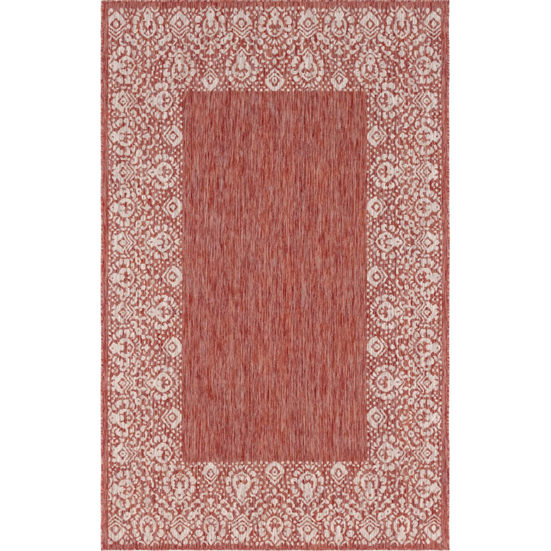 Dmitri Oriental Indoor / Outdoor Rug, Rectangle 5'3" x 8'
