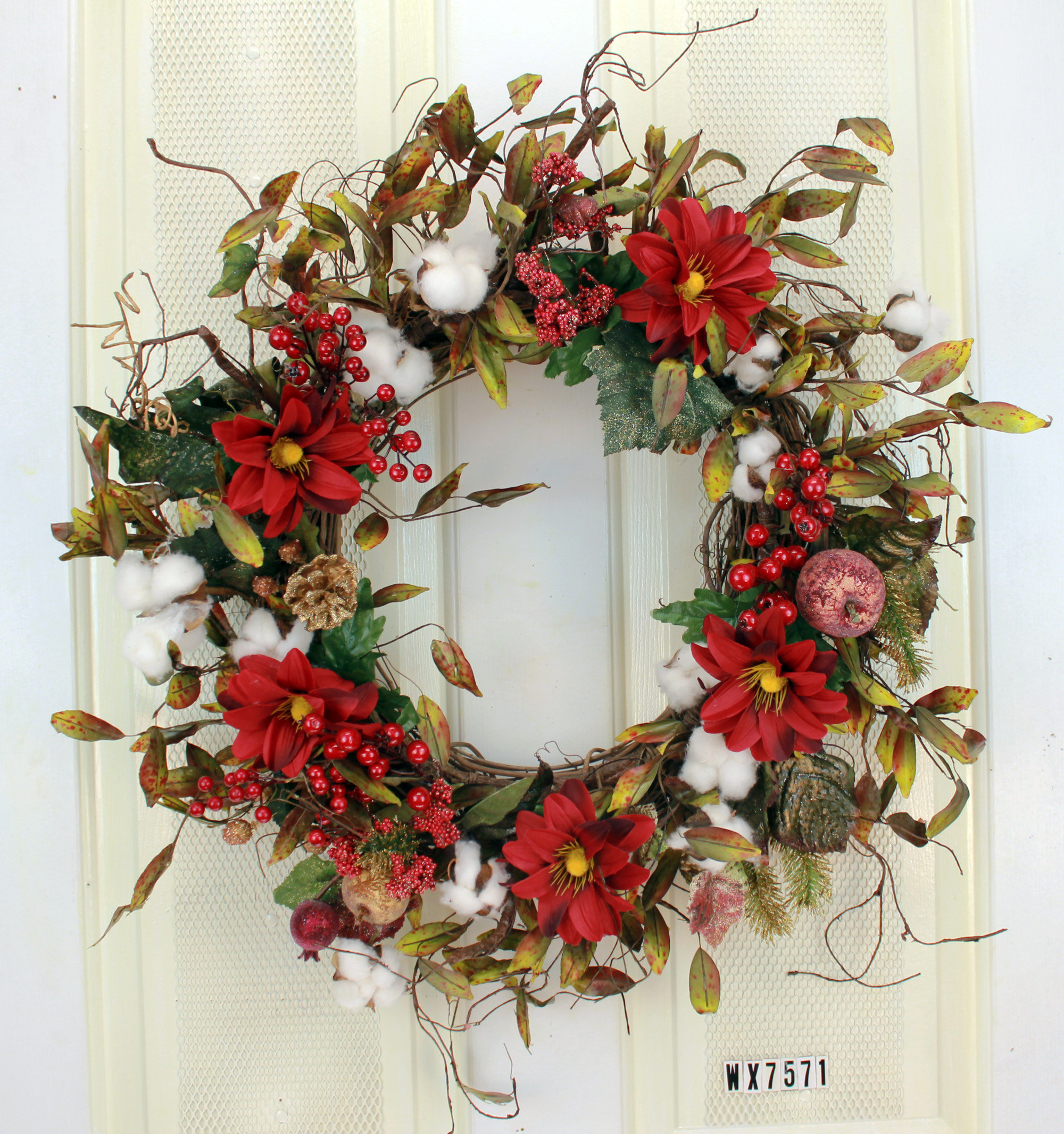 The Holiday Aisle® Winter Floral and Mixed Berries 22