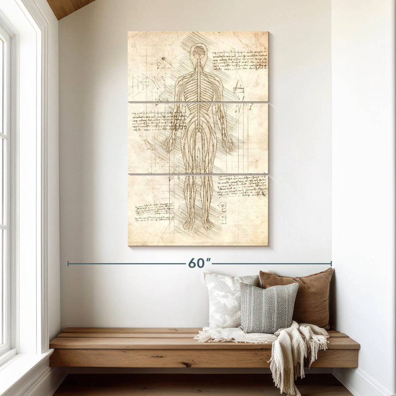 Keiri Human Nervous System, 50" H x 32" W