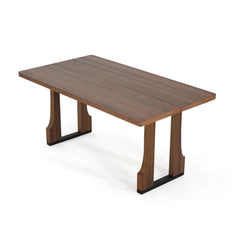 Table de salle à manger rectangulaire 63 po (noyer) (table de salle à manger seulement), Noyer