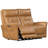 Kondzha 62'' Genuine Leather Flared Arm Zero Gravity Power Reclining Loveseat