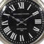 Horloge murale décorative argentée Oakham