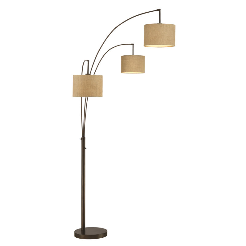 Lampe sur pied à branches 80 "Lumiere, Bronze