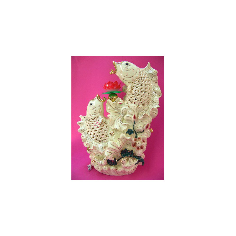 Figurine en porcelaine double 20 "