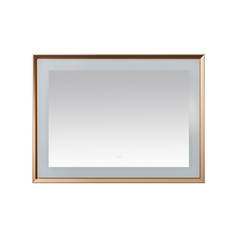 Madison l 48 po x H 36 po x P 2,28 po, miroir lumineux à DEL avec cadre mince, désembueur, éclairage à 3 températures de couleur, installation murale verticale ou horizontale