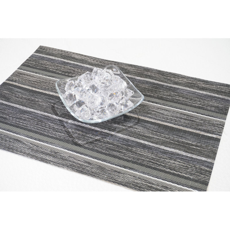 Napperon en vinyle 19 po Witney, Argent