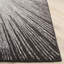 Tapis gris anthracite / ivoire en laine / coton touffeté à la main Heida-500553506