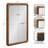 Rahfy Rattan Rounded Rectangle Wall Mirror