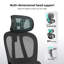 Sponge Office Chair with Headrest-2143326279