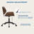 Temme Faux Leather Mid-Century Office Chair-1048548570-1003408675