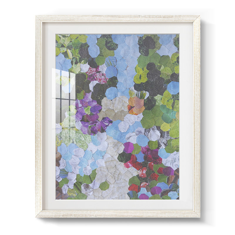 Iris Garden -Framed Print