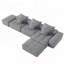 Canapé modulaire surdimensionné Boneless avec coussins moelleux et combinaisons multiples-683378845