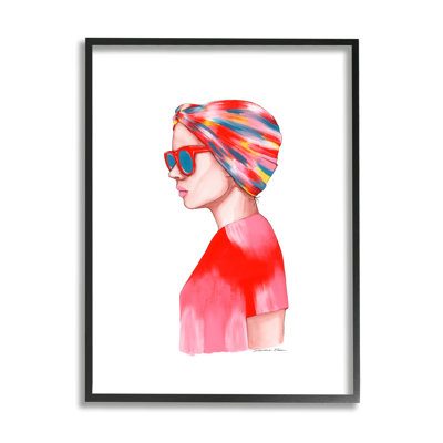 «Woman In Red Headwrap» par Simone Elum