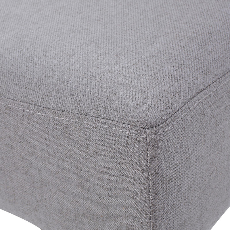 Tabouret 30 "en tissu avec cadre en bois massif (ensemble de 2)