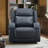 Genuine Leather Zero Wall Oversized Power Recliner with Adjustable Headrest-855428986