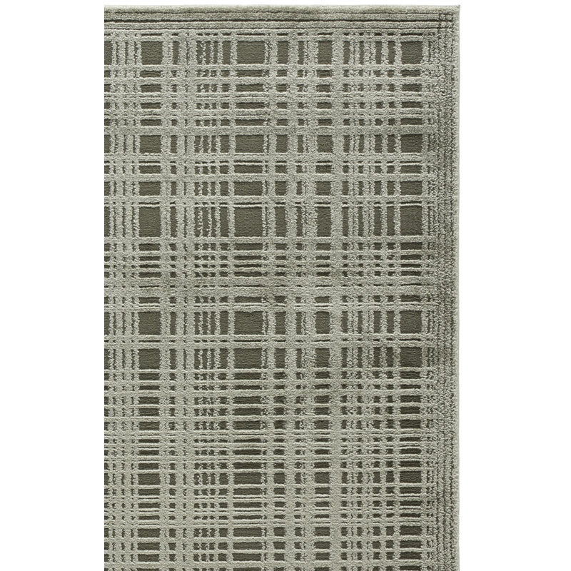 Lunara Power Loom Polyester; Jute/Sisal; Polypropylene Plastic Checkered Indoor Rug, 9'-0" x 12'-0" Rectangle