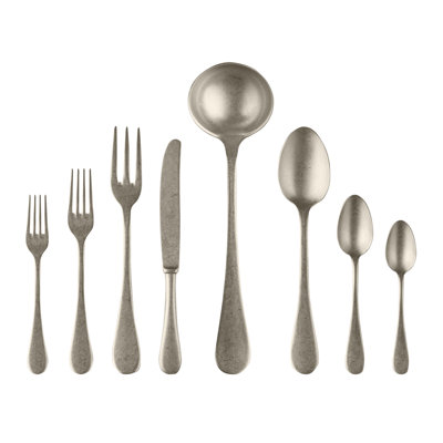 Ensemble de couverts Vintage Pewter - 43 pièces - Champagne