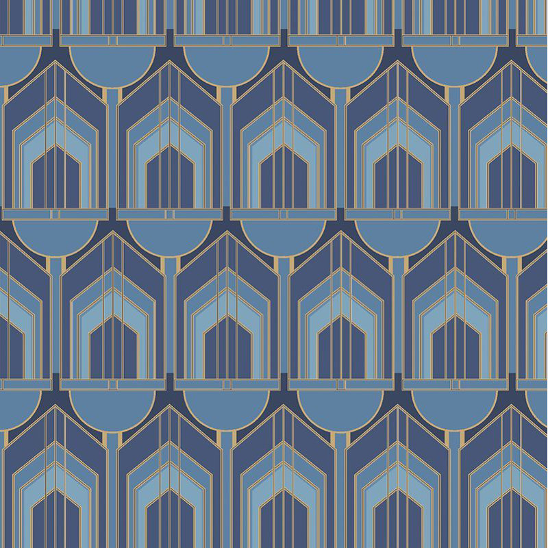 10m x 50cm Matte Wallpaper Roll, Blue